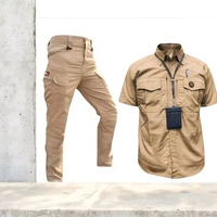 SETELAN KEMEJA TACTICAL M-TAC PENDEK DAN CELANA TACTICAL BLACK HAWK/SETELAN KEMEJA LAPANGAN 37-38 Hi