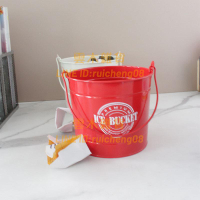 創意桌面垃圾桶 餐廳桌上整理置物收納圓形奶茶桶 商用家用儲水桶【雲木雜貨】