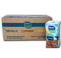 SUSU COKELAT SEREAL REAL GOOD UHT 50ML ISI 10 PCS SUSU BANTAL HALAL