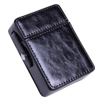 Cigarette Box PU Leather Cigarette Case Anti-Scratch Protective Storage Case Lighter Holder For Cigarette Lighter Name Card