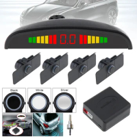 Car Parking Sensor 16.5mm Original Car Flat Crescent LED Display Wings Auto Reverse Backup Detector System