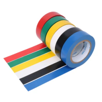 5Pcs Electrical Tape Pvc Wear-Resistant Flame Retardant Lead-Free Electrical Insulation Tape Waterproof Tube Color Tape