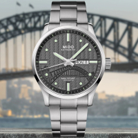 【MIDO 美度】MULTIFORT 先鋒系列 限量款 雪梨港灣大橋 機械腕錶/42mm 母親節 禮物(M0054301106181)