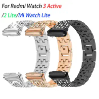 Band For Redmi Watch 3 Active Strap Diamond Replacement Wristband For Xiaomi Redmi Watch 2 Lite / Mi Watch Lite Bracelet Correa