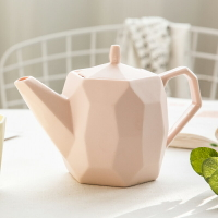 ijarl億嘉 創意時尚陶瓷茶壺大容量冷水壺泡茶壺家用個性茶具玲瓏