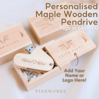 Maple Wooden USB Flash Drive with Box 16gb - 64gb