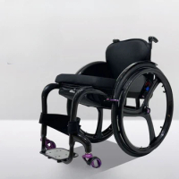 A9 Ultra Light Manual Wheelchair Portable Sports Lightweight Elderly Travel Disabled Handcart