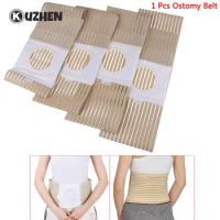 1pc Ostomy Belt Waist Brace Prevent Wear Abdominal Belt 4 Sizes Unisex Hernia Support Binder Stoma Strap