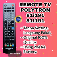 Remote remot TV LCD LED POLYTRON 81I191 CINEMAX 81i191 BAZZOKE Ori 100% Original 32T7511 24T8511