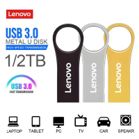 Lenovo USB Flash Drive 2TB 1TB USB 3.0ไดรฟ์ปากกาความเร็วสูงออกแบบโลหะ U Stick สำหรับคอมพิวเตอร์ X One Nintendo Switch