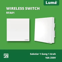 LUMA Saklar Wireless Lampu Dinding Remote Switch Kontrol Jarak Jauh - Saklar Listrik Tanpa Kabel 1 G