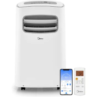 Midea MAP12S1CWT, MAP14S1CWT Portable air Conditioner, 12,000 BTU, White