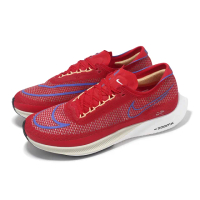 【NIKE 耐吉】競速跑鞋 Zoomx Streakfly 男鞋 紅 藍 襪套 輕量 薄底 針織(DJ6566-601)