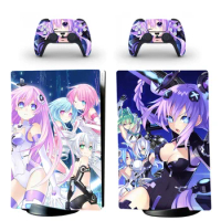 Neptunia Game PS5 Digital Skin Sticker for Playstation 5 Console &amp; 2 Controllers Decal Vinyl Skins