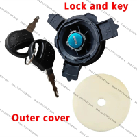 aimey สำหรับ Peugeot 206 206CC 207 207CC สำหรับ Citroen C2 ฝาครอบล็อคถังน้ำมันเชื้อเพลิง ฝาครอบถังน้