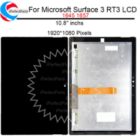 10,8'' Original For Microsoft Surface 3 RT3 lcd 1645 1657 LCD Display Touch Screen Digitizer Sensors Assembly Panel Replacement
