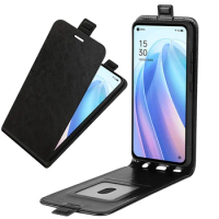 For OPPO Reno 7 5G Case Flip Leather Cases Soft Cover Vertical Wallet Leather Case With Credit Card Slot For OPPO Reno 7 5G