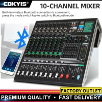 Sound mixer dual 7-band equalization group 16DSP professional stage mixer Bluetooth USB 10 channel sound table audio interface
