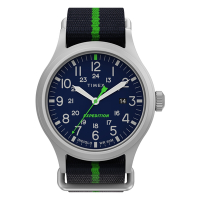 TIMEX 天美時 遠征系列 探險手錶-深藍x綠x黑/40mm