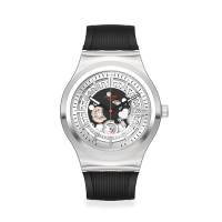 Swatch 金屬Sistem51機械錶 SISTEM THROUGH AGAIN (42mm)