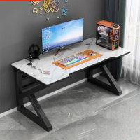 Slate Computer Desks Desktop Home Bedroom Gamer Table Modern Luxury Computer Desk Office Furniture Gaming Table and Chair Set