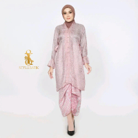 Aini Tunik Kebaya Viscose Set Lilit Batik Elegan