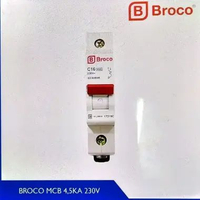 BROCO MCB 1PHASE 2A , 4A , 6A, 10A, 16A, 20A, 25A, 32A SNI ORIGINAL MCB BROCO 20A