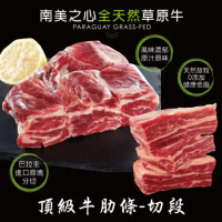【豪鮮牛肉】草原之心天然牛肋條切段6包(500g/包)
