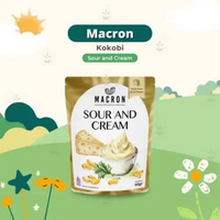 Macron Kokobi - Gourmet Snack Cheese Crunch Sour and Cream