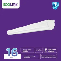 ECOLINK LAMPU LED T8 BATTEN 16W Putih (6500K)