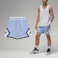 Nike 短褲 Jordan Dri-FIT 男款 淺藍 白 黑 吸濕排汗 運動 籃球 球褲 喬丹 飛人 DX1488-425