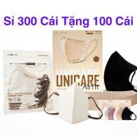 [Vừa ra mắt] [Sỉ 300 Cái Tặng Thêm 100 Cái] Khẩu trang 6D PRO UNICARE, hàng cao cấp chính hãng UNI M