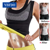 YBFDO Plus Size S-6XL Women Neoprene Sweat Sauna Body Shapers Vest Waist Trainer Slimming Vest Shapewear Weight Loss Corset