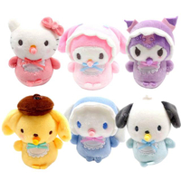 小禮堂 Sanrio 三麗鷗 絨毛玩偶娃娃 (嬰兒不倒翁款) Kitty 大耳狗 帕恰狗