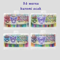 LC - [Penjual Lokal] 36/48 Warna Crayon Grasp / Crayon Grasp Mata Sedang / Silky Crayon / Water Solu