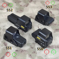 Hunting Holographic Sight Scope 551 552 553 558 Red Green Dot Sight For Reflex Sight Riflescope Fit 20mm Rail