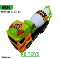Mainan Mobil Truk Mixer Freewheel – Tinggal Dorong Langsung Jalan | Truck Molen Anak Edukatif hijau