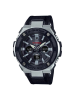 นาฬิกา G-Shock (49.3mm, ตัวเรือนสีสแตนเลส, สายสีดำ) รุ่น GST-S330AC-1ADR