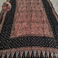 kain batik 3 meter bahan viscose motif puloan cirebon warna pastel