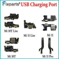 For Xiaomi MI 10T 10T Lite USB Charging Port Charger Port Dock Plug Connector Board Replacement mi 11 /11 Lite / 11 Pro Charging