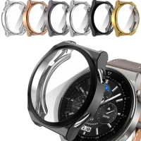 For Huawei Watch GT3 Pro 46mm 43mm GT 2 46mm 42mm gt2e GT Runner TPU Protective Case Full Cover Plating Soft Protective Shell