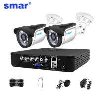 5 IN1 AHD Camera Kit Video Surveillance Security Camera System 4CH 2Ps 720P/1080P CCTV DVR Night Vision Indoor &amp;Outdoor CCTV Kit