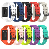 Soft Silicone Wristband Replacement Strap Band Watchband Watch Strap Bracelet Wrist Strap for Huawei Band 6/6 Pro Honor Band 6
