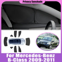 Privacy Sunshades For Mercedes-Benz B-Class W245 2009-2011 Coverage Anti-UV Sunroof Sun Window Foldable Visor Car Accessories