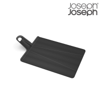 【英國Joseph Joseph】 Chop2Pot系列 輕鬆倒砧板-黑(大)