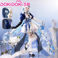 Furina Focalors Doujin Cosplay Costume Game Genshin Impact DokiDoki-SR Fontaine Furina Alice Cosplay Women Cute Doujin Dress