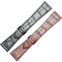 2022 Common Used Genuine Leather Watchband 22mm 26mm Black Brown Soft Calfskin Strap&amp;Pin Clasp Fit For Franck Muller Watch Stock
