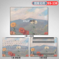 Vinyl Decal Laptop Stickers for Huawei MateBook X Pro D14 D15 13S 14S 2018 2019 2020 2021 Notebook Skin for Matebook 16 Sticker