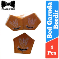 Badge Bed Logo Garuda Pramuka Penegak (Kuning) Bordir / Tanda Harian Pramuka Garuda Penegak