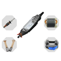 AC220-240V Power Tool Parts Replace for Bosch Dremel Engraving Machine 3000Rotor Stator Carbon Brush Switch Speed Regulation